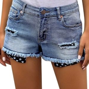 Jean shorts with Star pockets